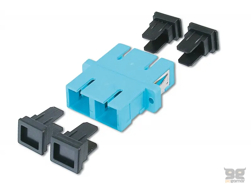 Digitus Kapler za optička vlakna, duplex, SC to SC, MM OM3, ceramic sleeve, polymer housing