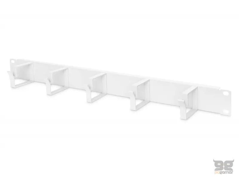 Digitus 1U Cable Management Panel 19" with Cable Rings for 483 mm
