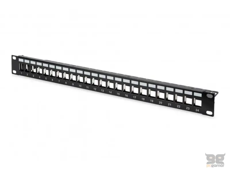 Digitus Patch panel prazni, 25-port shielder, 1U, crni