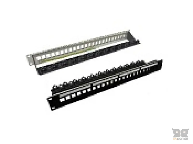 Roline 19" patch panel, UTP, prazni 24 p