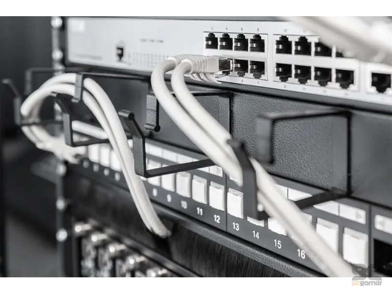 Digitus Horizontalna vodilica kablova s prstenovima za 483 mm (19") ormare, 1U