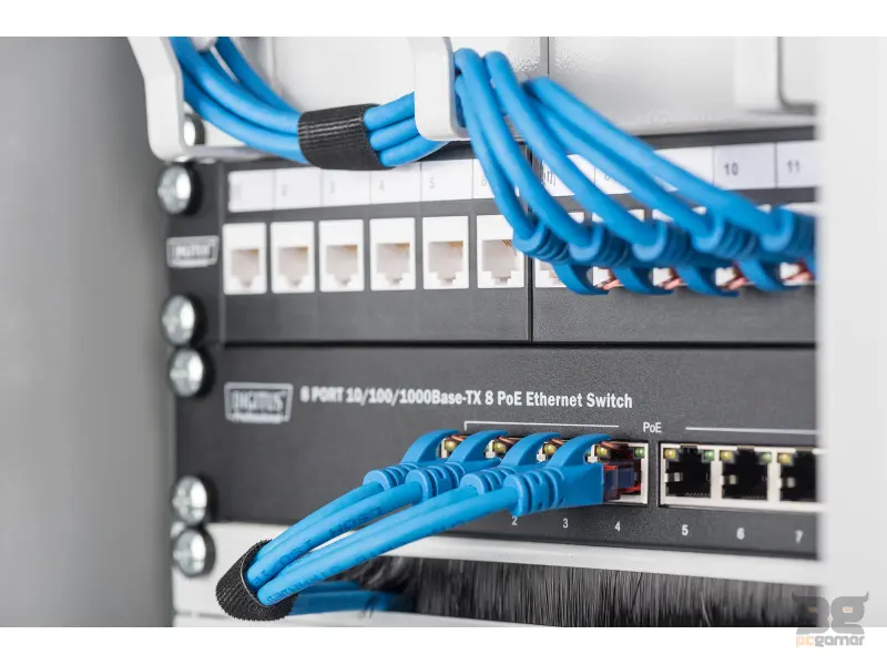 Digitus Patch panel modular 10" 1U 12-port blank crni