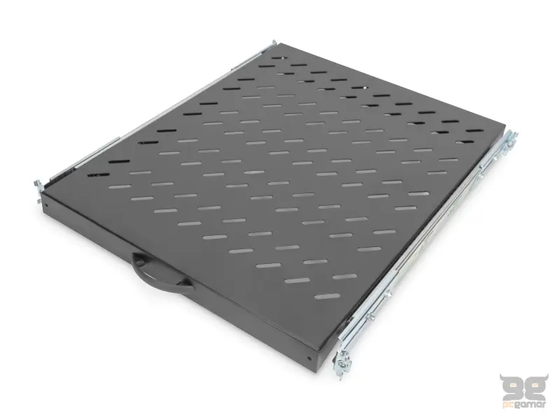 Digitus Polica na izvlacenje 483mm (19") 1U, 40x484x568mm, do 25kg, crna