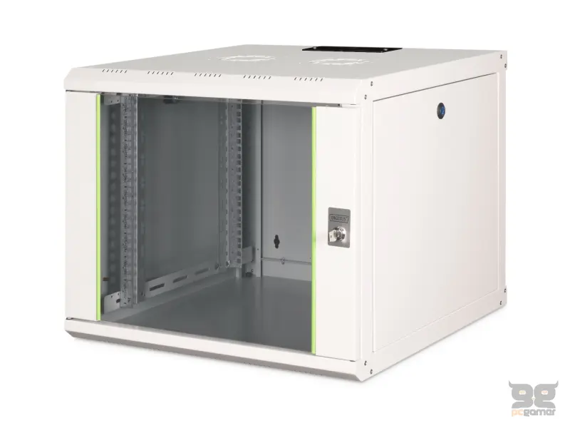 Digitus 9U network rack, wall, 600x600, sivi