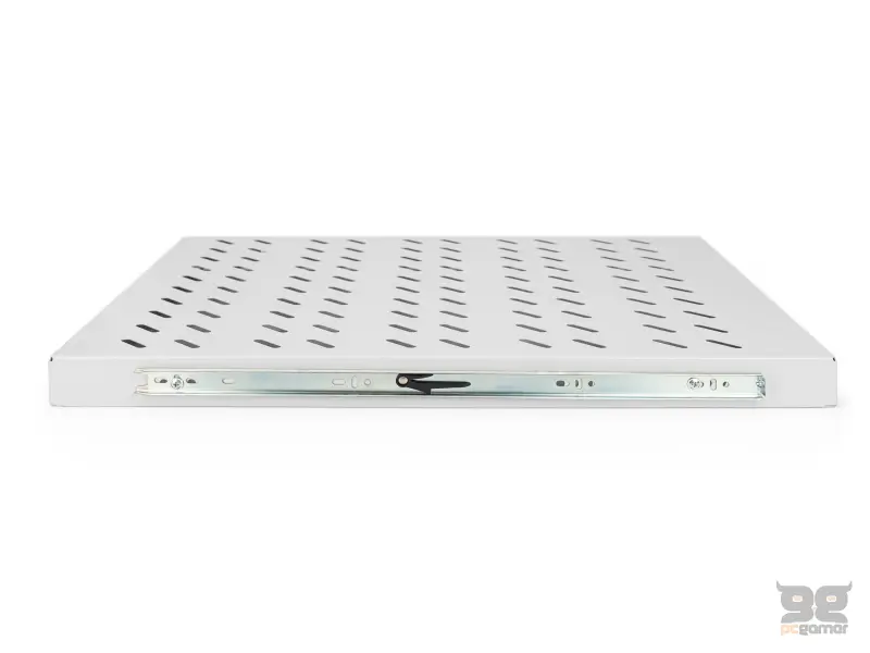 Digitus Polica na izvlacenje 483 mm (19"), nosivost do 25 kg, 40x484x568 mm, siva