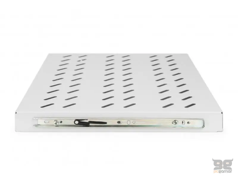 Digitus Polica na izvlacenje 483 mm (19"), nosivost do 25 kg, 40x485x368 mm, siva