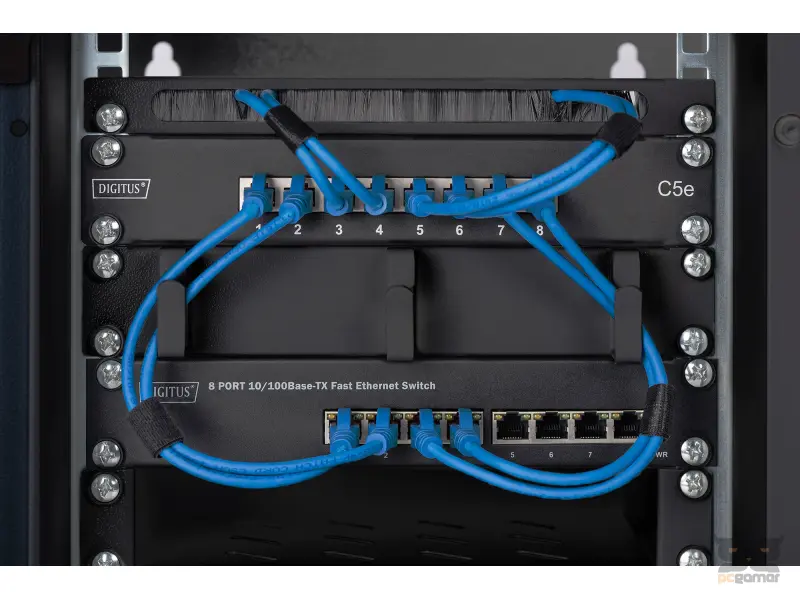 Digitus 9U network rack, 10", 312x300 mm, crni