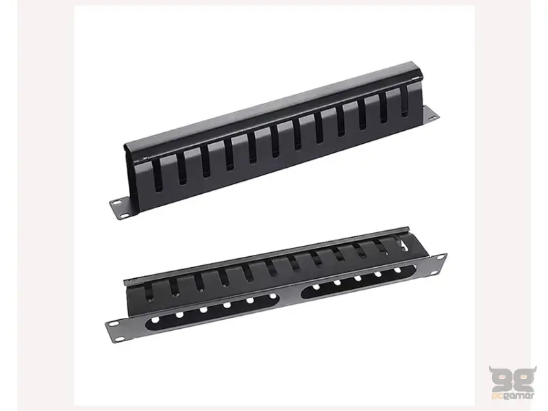 MAXPRO LINE Panel ranzirni 19 inča, kanalica, metalni, 1U 