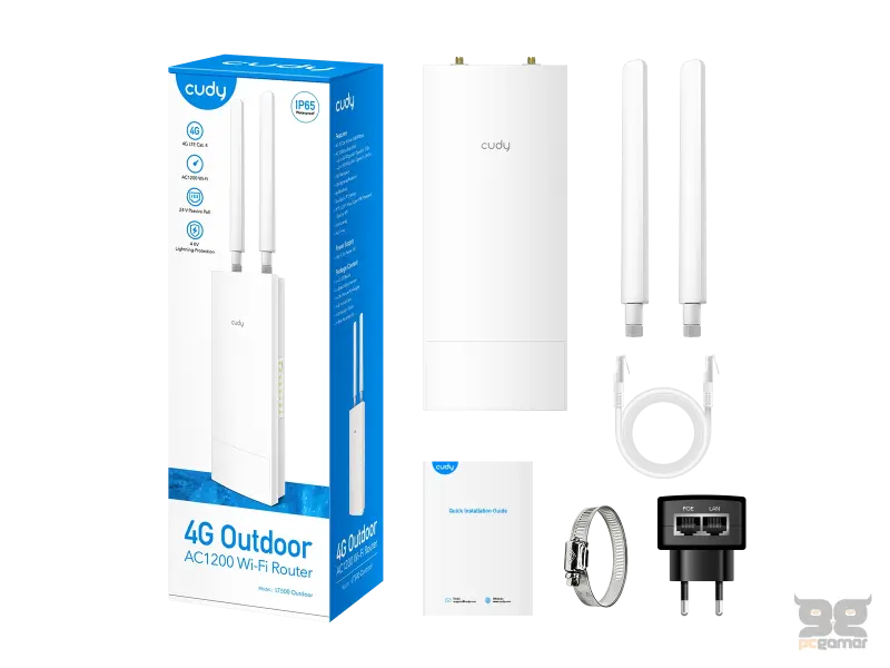 CUDY Router LT500 Outdoor AC1200 WiFi Mesh 4G LTE