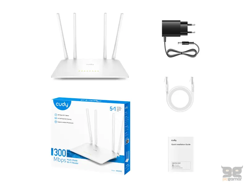 CUDY Router WR300S N300 Multi-Mode