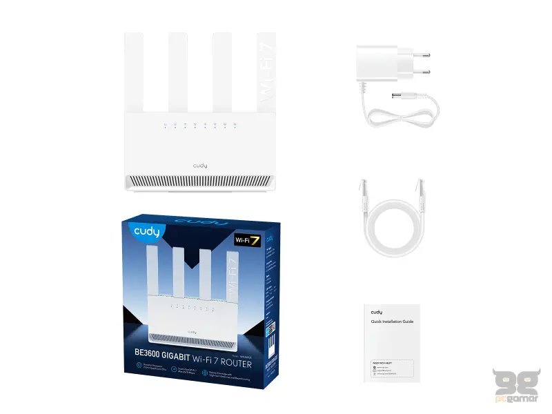 CUDY Router WR3600E BE3600 Gigabit Wi-Fi 7 Mesh