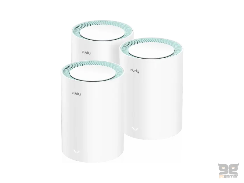 CUDY Router M1500(3-Pack) AX1500 Wi-Fi 6 Gigabit Mesh