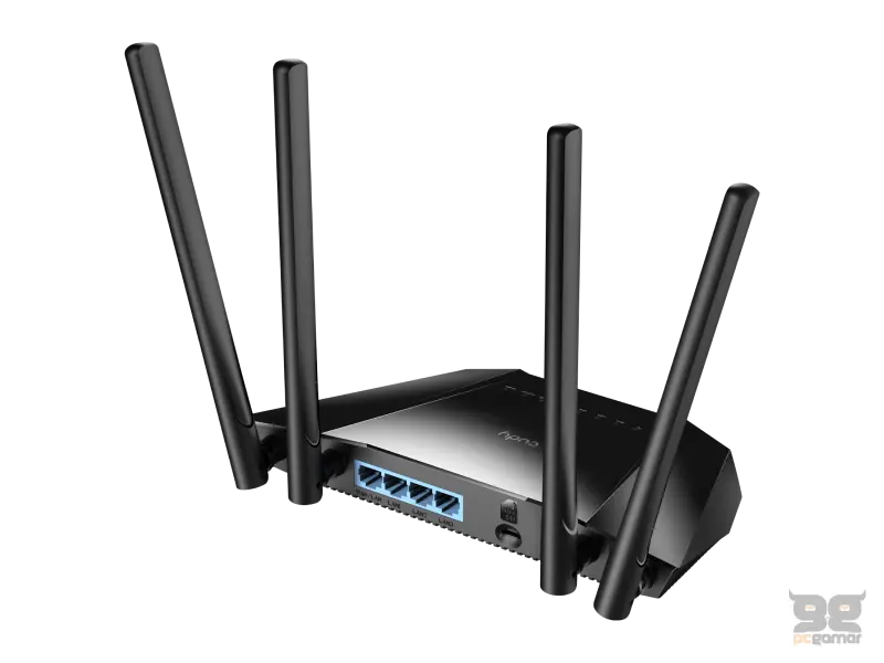CUDY Ruter sa modemom LT400 3G / 4G LTE Cat.4 (do 150Mb/s download), WiFi 300Mb/s na 2.4GHz 802.11b/g/n, SIM slot za karticu, Ethernet 10/100Mb/s WAN + 3 LAN, PPTP/L2TP VPN client, QoS, advance firewall, 4 x 6dBi antene