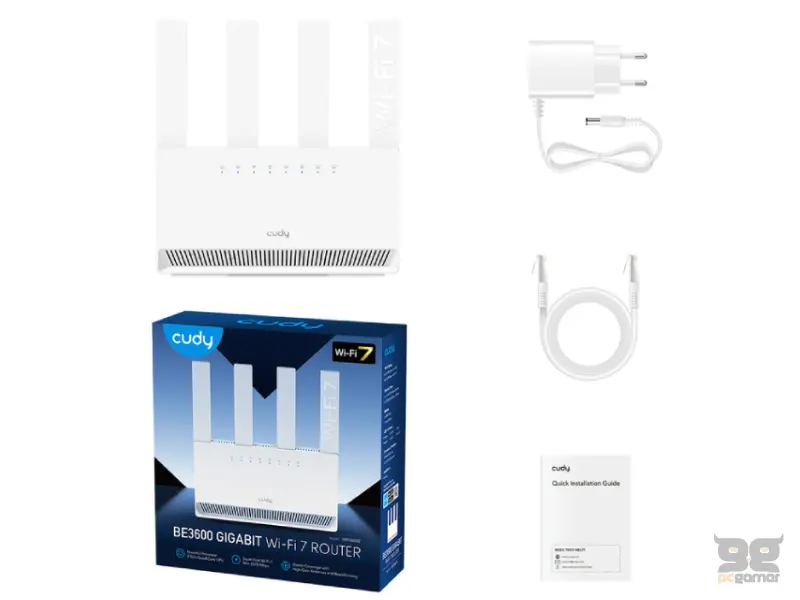 CUDY WR3600E BE3600 Gigabit Wi-Fi 7 Router 