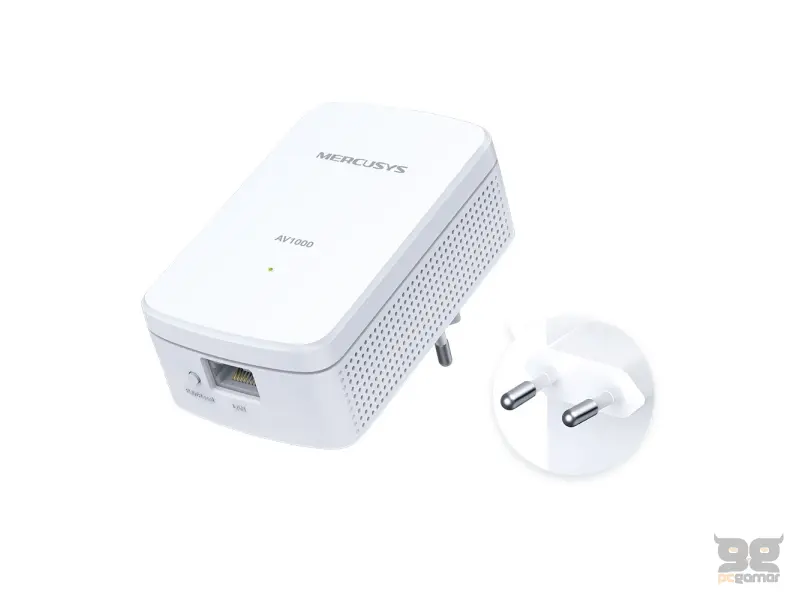 MERCUSYS MP500 KIT(EU) AV1000 Gigabit Powerline Starter Kit 