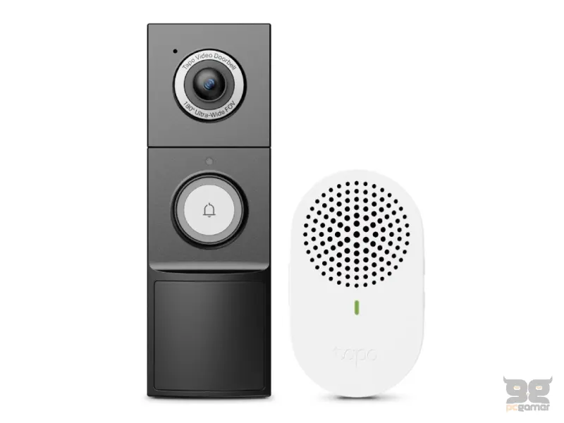 TP-LINK TAPO D235 Video Doorbell Camera 2K 5MP Head-to-Toe View, Smart AI Detection