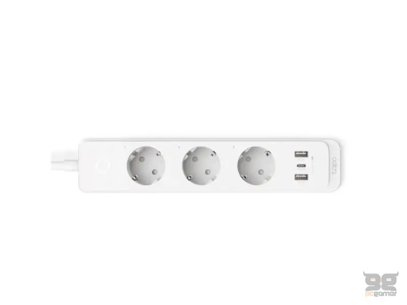 TP-LINK TAPO P300 Smart Wi-Fi Power Strip, 3Smart Outlets, 2USB-A QC3.0 18W, USB-C port