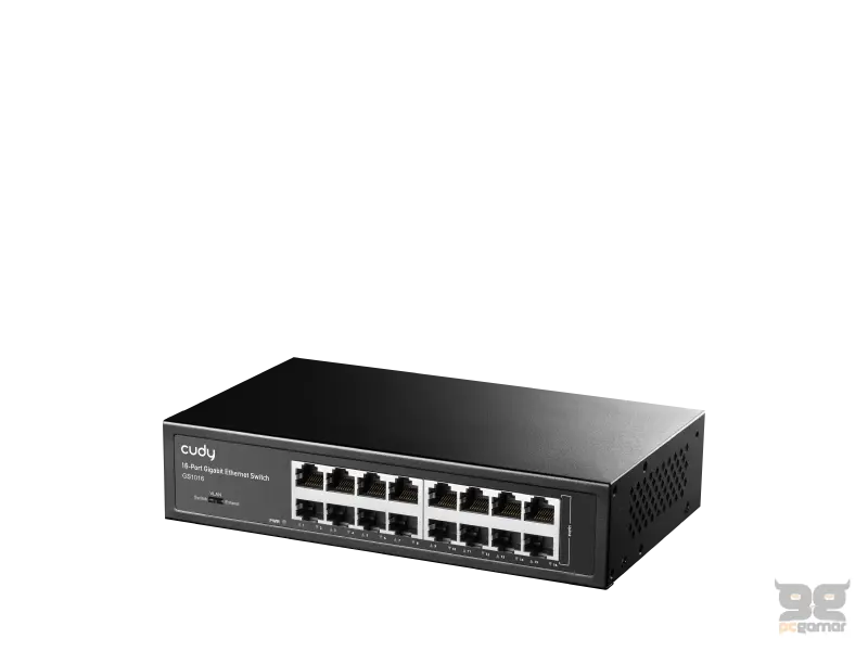 CUDY Switch GS1016 16-Port Gigabit Metal Rackmount