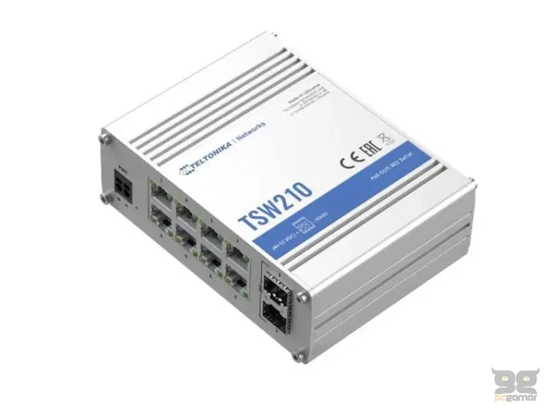 Teltonika Switch TSW210 8 10/100/1000, 2 SFP ports