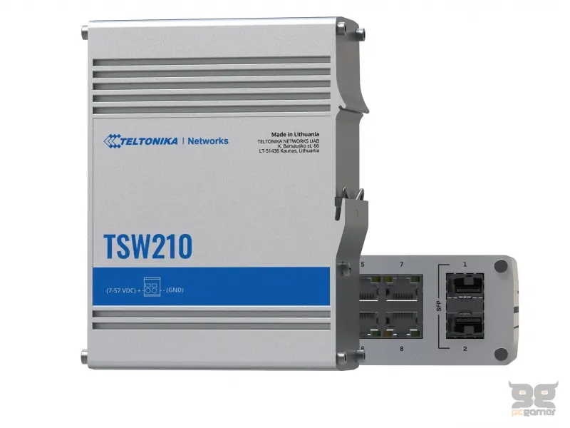 Teltonika Switch TSW210 8 10/100/1000, 2 SFP ports