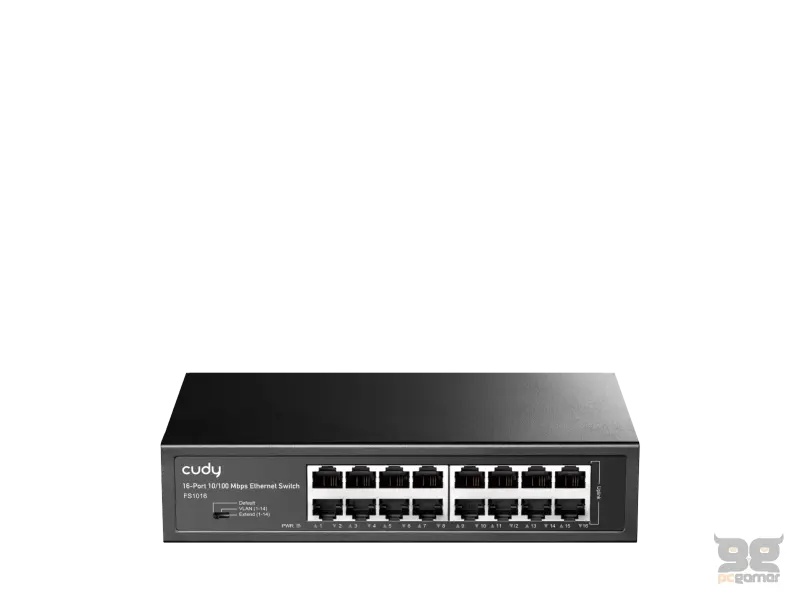 CUDY Switch FS1016 16-Port 10/100 Metal Rackmount