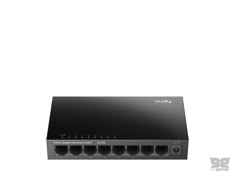 CUDY Switch GS108 8-Port 10/100/1000 Gigabit Metal