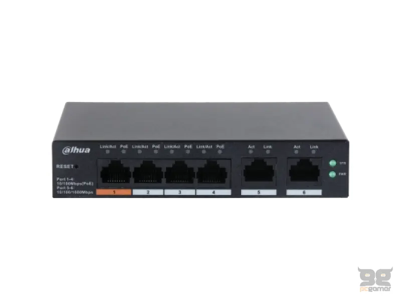 Dahua Switch CS4006-4ET-60 6-Port Cloud Managed, 4-Port PoE