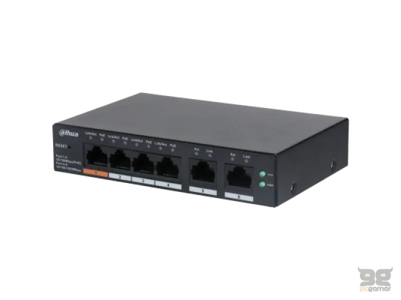Dahua Switch CS4006-4ET-60 6-Port Cloud Managed, 4-Port PoE