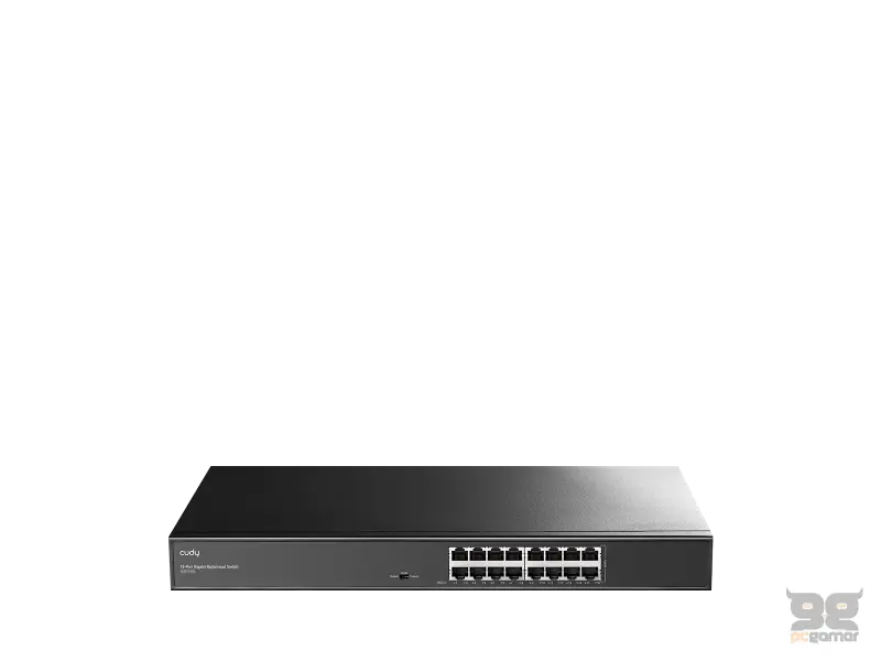 CUDY Switch GS1016L 16-Port Gigabit Metal Rackmount 19"