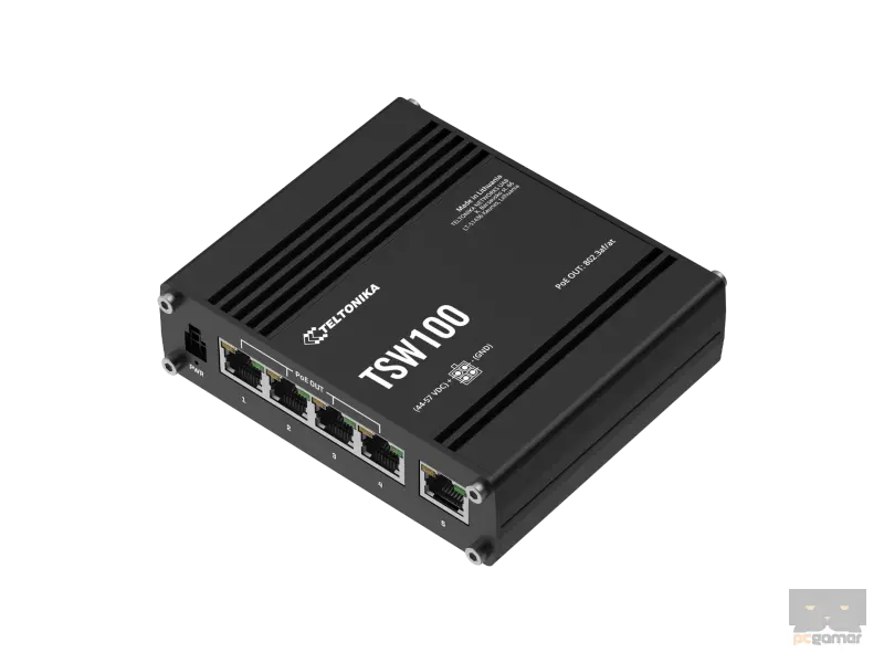 Teltonika Switch TSW100 5-Port 10/100/1000 Gigabit PoE+