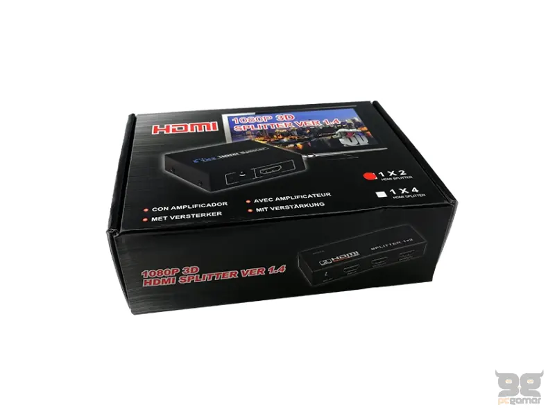 E-GREEN 1.4 HDMI spliter 2x out 1x in 1080P 