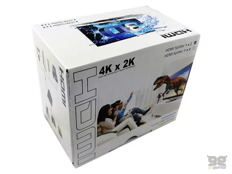 E-GREEN 2.0 HDMI spliter 2x out 1x in 4K x 2K 