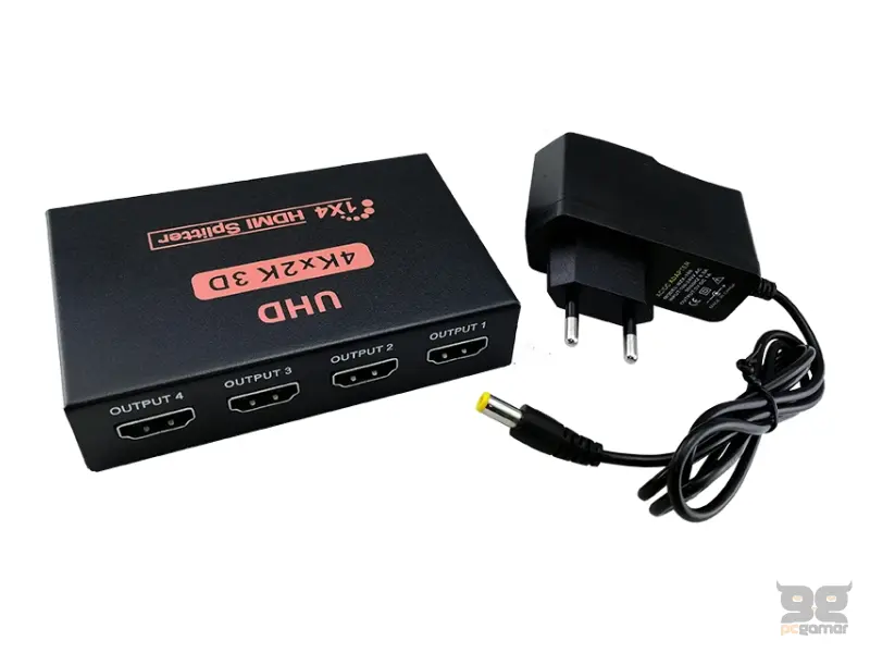 E-GREEN 2.0 HDMI spliter 4x out 1x in 4K x 2K 