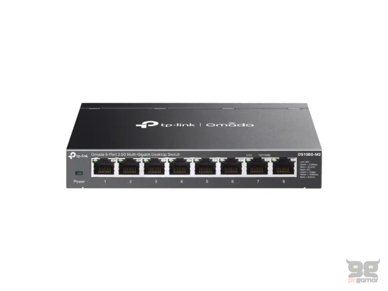 TP-LINK DS108G-M2 Omada 8-Port 2.5G Multi-Gigabit Unmanaged Desktop Switch