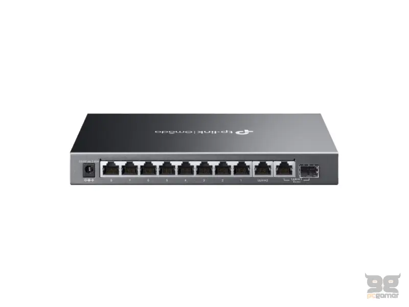 TP-LINK ES210GMP Omada 10-Port Gigabit Easy Managed Switch with 8-Port PoE+ , 123W