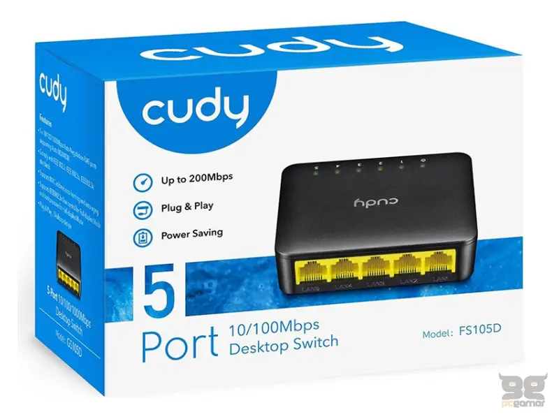 CUDY FS105D 5port switch 
