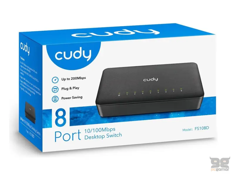 CUDY FS108D 8port switch 