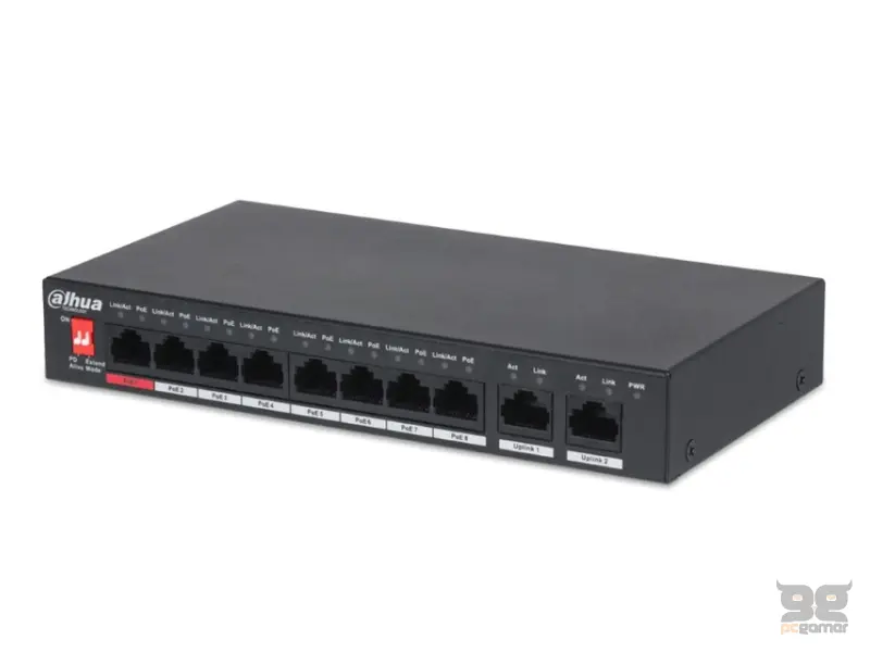 DAHUA PFS3010-8ET-96-V2 8port Fast Ethernet PoE switch 