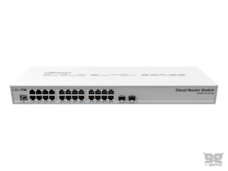 MIKROTIK MIKROTIK (CRS326-24G-2S+RM) RouterOS L5 ili SwitchOS dual boot switch sa SFP+ modulima 