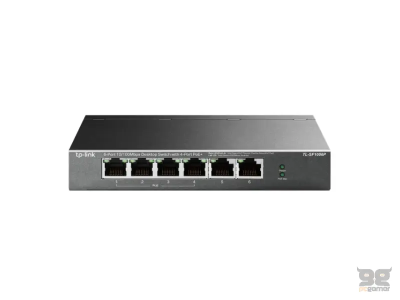 TP-LINK TL-SF1006P PoE switch 6 porta(4 poe+2) 