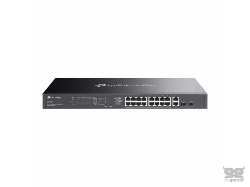 TP-LINK ES220GMP(UN) Omada 20-Port Gigabit Easy upravljivi Switch sa16-Port PoE+ 