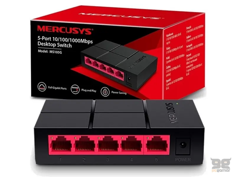 MS105G gigabit destop svič sa 5 portova