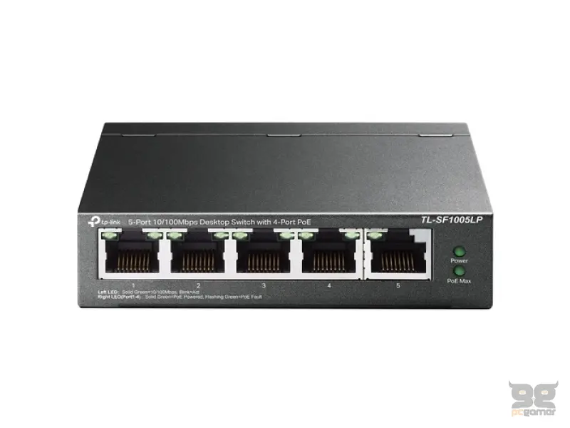 TL-SF1005LP PoE svič 5-port 10/100Mb/s