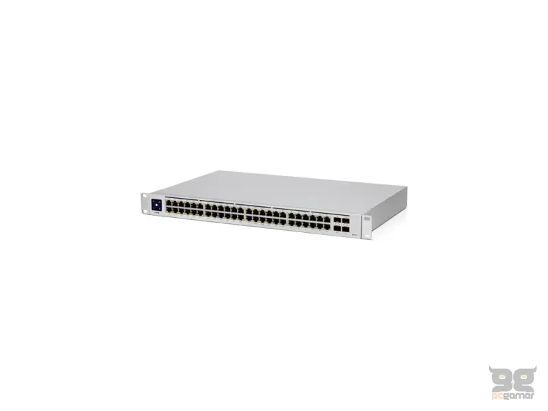 UBIQUITI USW-48-POE 48-port Layer 2 PoE switch, fanless, 48 GbE RJ45 ports(32 PoE/PoE+), 4*SFP, 195W
