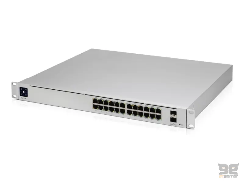 UBIQUITI UniFi 24 Port Gigabit Switch with 802.3bt PoE, Layer3 Features and SFP+, 400W total PoE