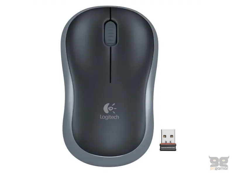 Logitech Miš Logitech M185 Wireless for Notebook Silver