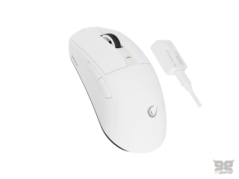 Rampage Mis ZENITH BT+Wired+2.4G White Wireless PAW3395 Gaming
