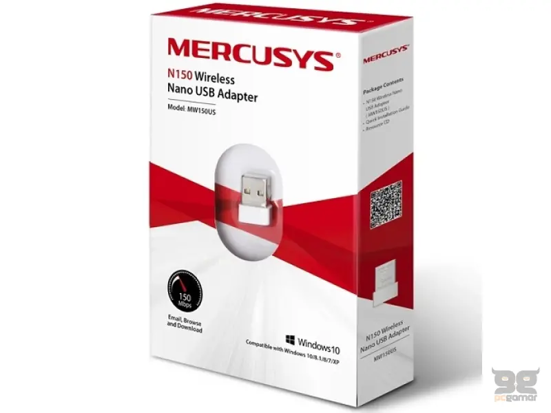 MW150US N150Mb/s nano WiFi USB adapter 2.4GHz