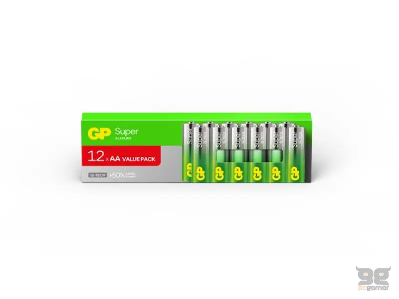 GP baterije LR6-PAB12 AA Super Alkaline