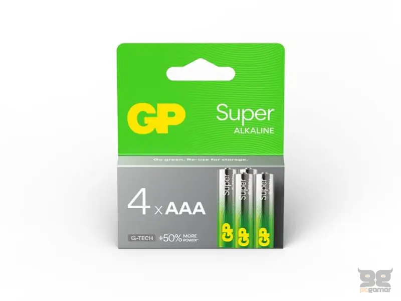 GP baterije LR03-SB4 AAA Super Alkaline